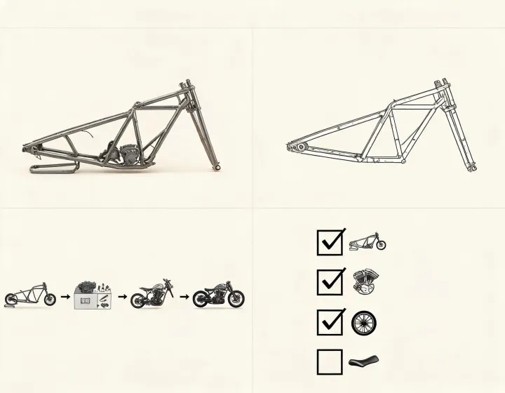 motorcycle procurement communication illustration
