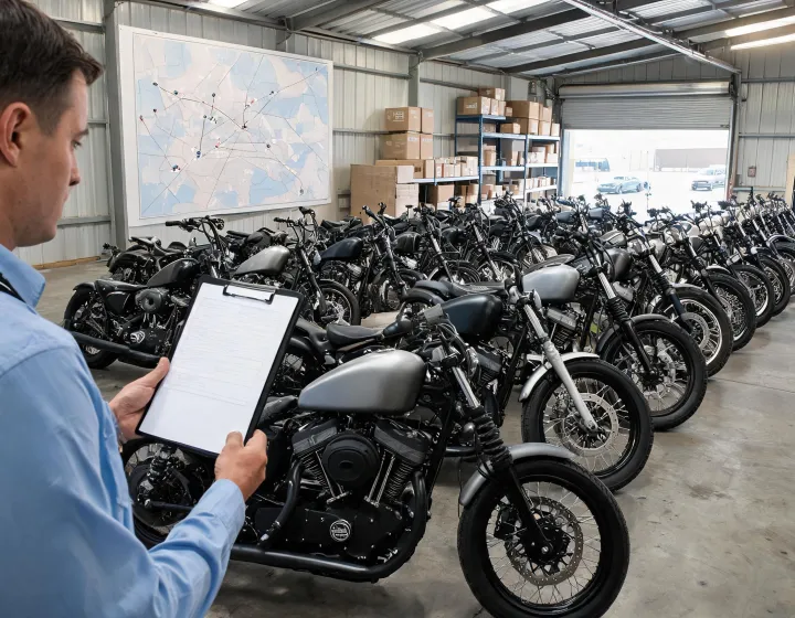 Commercial motorcycle duty planning