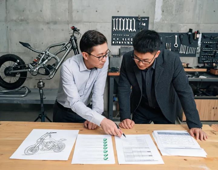 Motorcycle sourcing workflow review